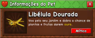 Combo Unicórnio + Libélula Dourada